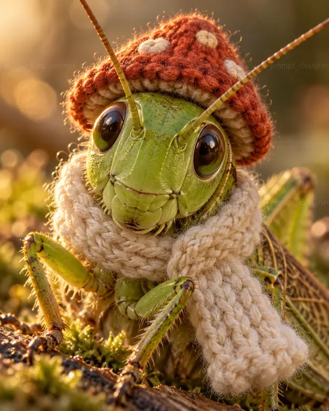 Cozy Macro Insect Portraits