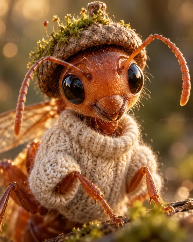 Cozy Macro Insect Portraits