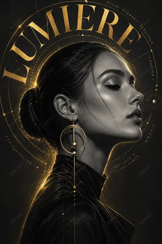 Cyberpunk Identity Scan Posters