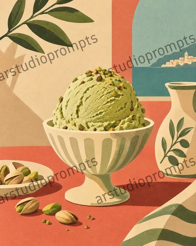 Retro Gelato Still Lifes