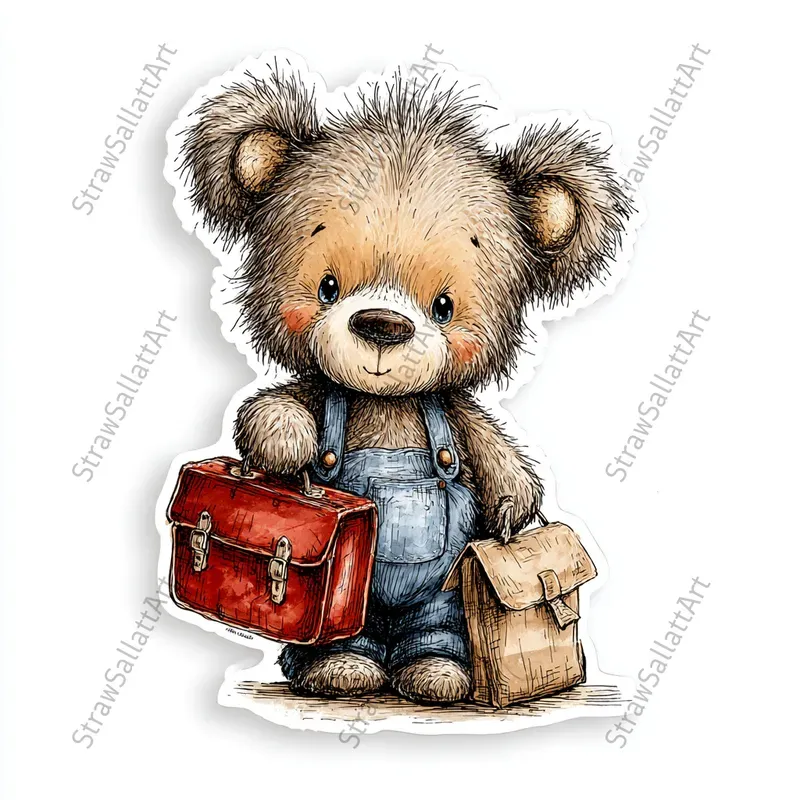 Cute Back To School Sticker Cliparts