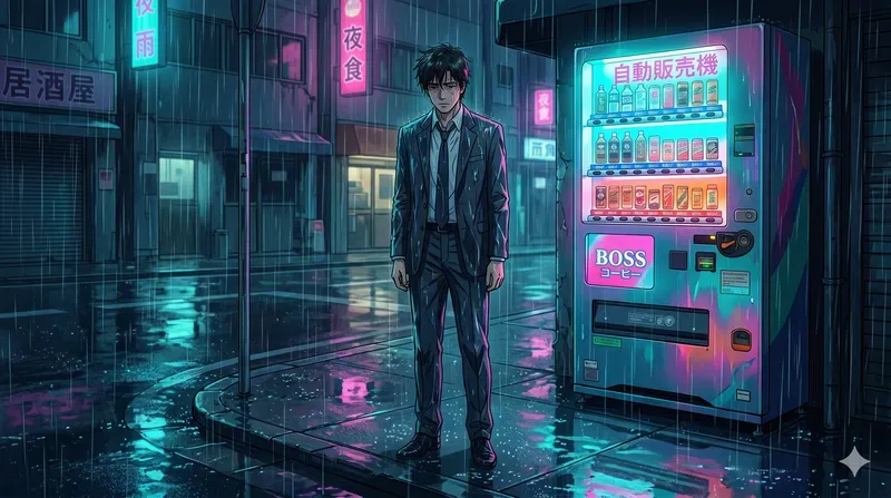 90s Lofi Anime Character Loop Stills