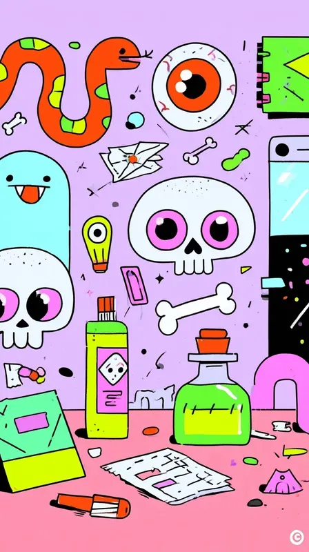 Cute Colorful Halloween Cartoons