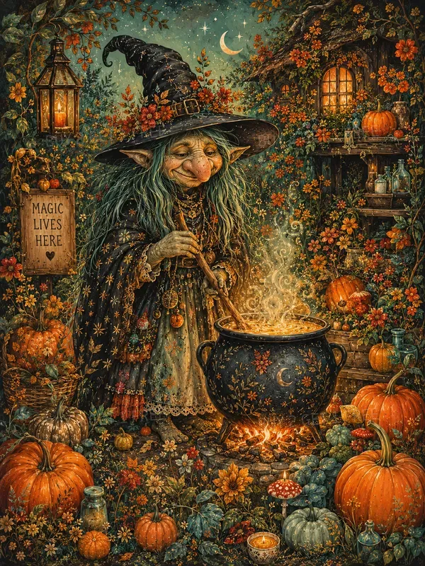 Autumn Whimsy Junk Journal Pages