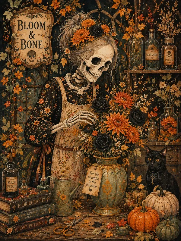 Autumn Whimsy Junk Journal Pages