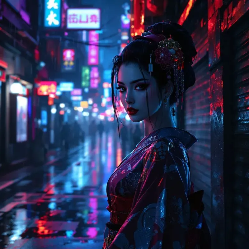 Cinematic Cyberpunk Scifi Concept Art