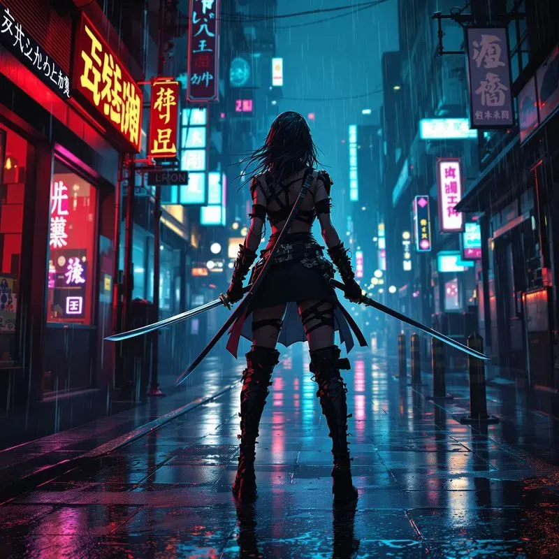 Cinematic Cyberpunk Scifi Concept Art