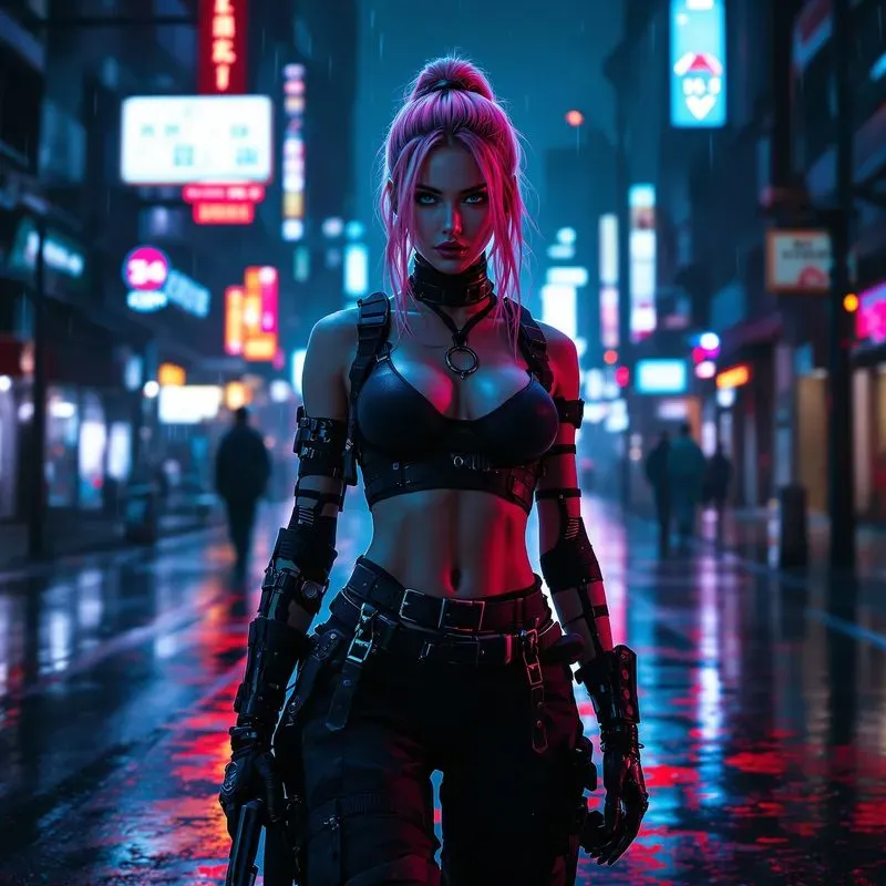 Cinematic Cyberpunk Scifi Concept Art