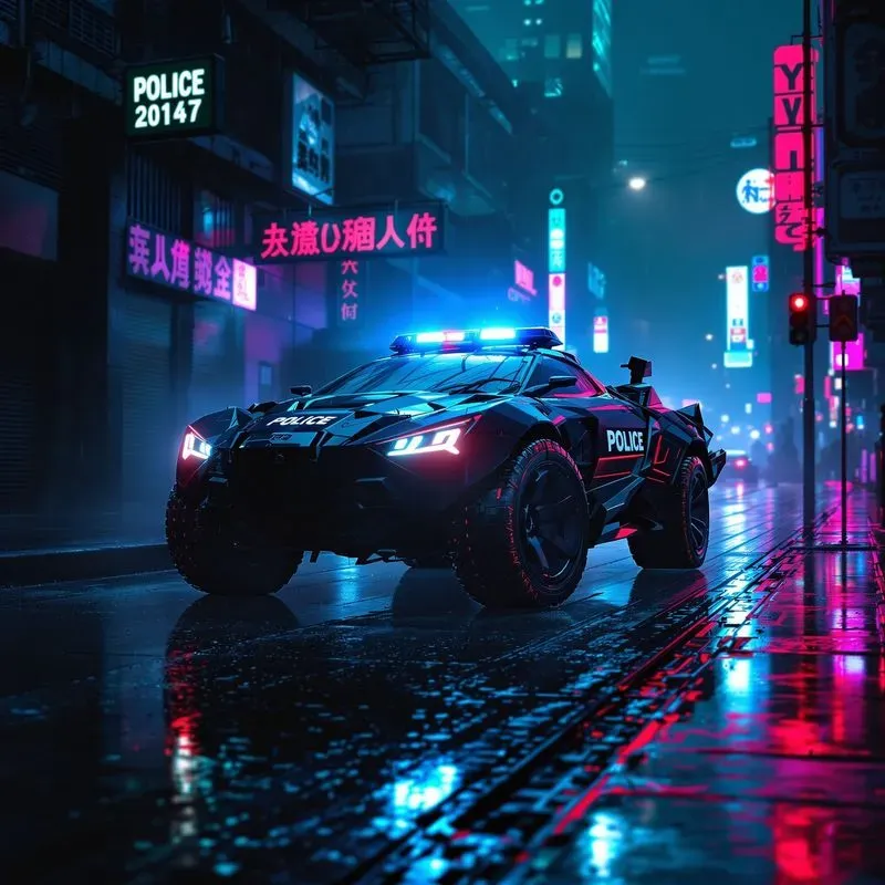 Cinematic Cyberpunk Scifi Concept Art
