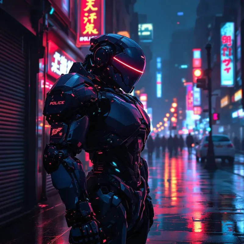 Cinematic Cyberpunk Scifi Concept Art