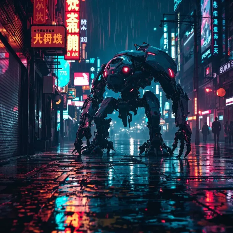 Cinematic Cyberpunk Scifi Concept Art
