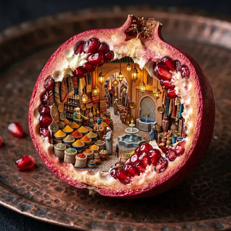 Miniature Worlds Inside Natural Shells