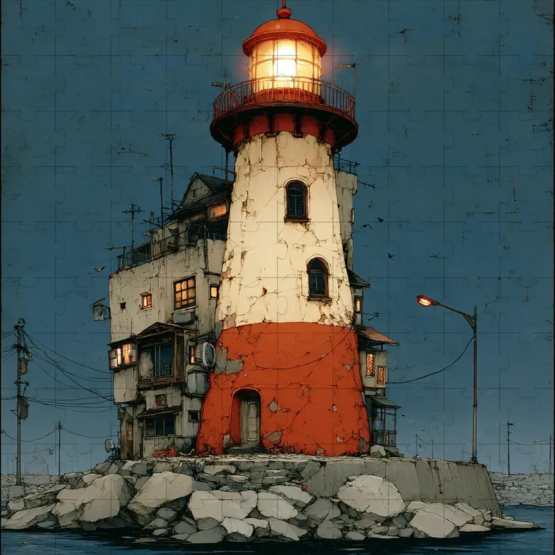 Painted Manga Vintage Cinematic Art