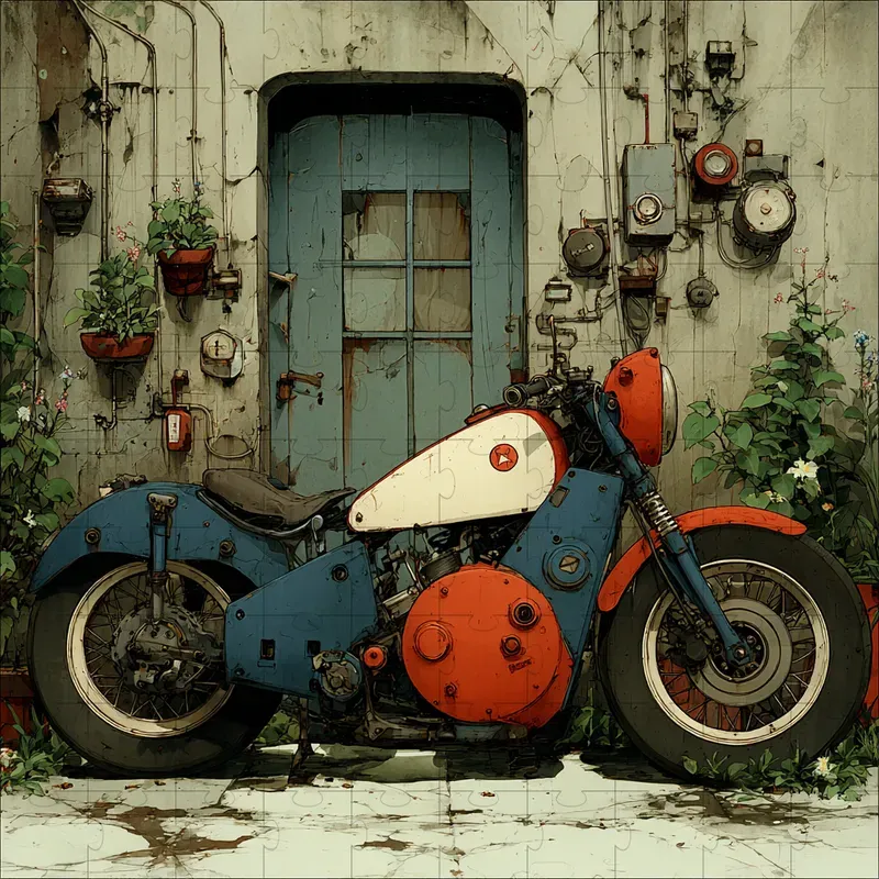 Painted Manga Vintage Cinematic Art