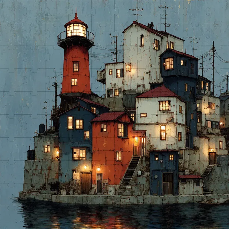 Painted Manga Vintage Cinematic Art