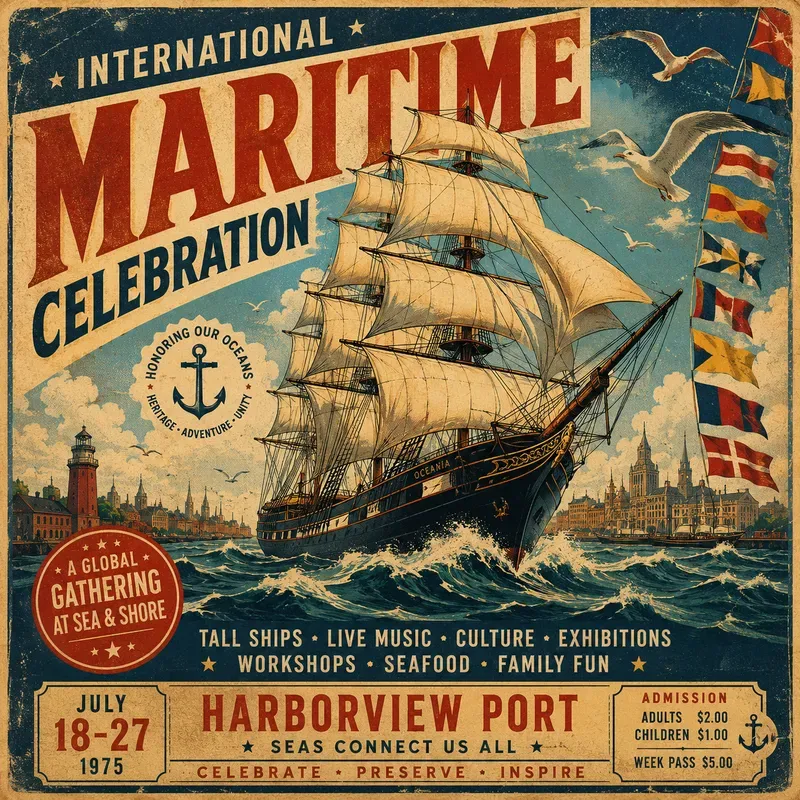 Vintage Retro Event Poster Creators