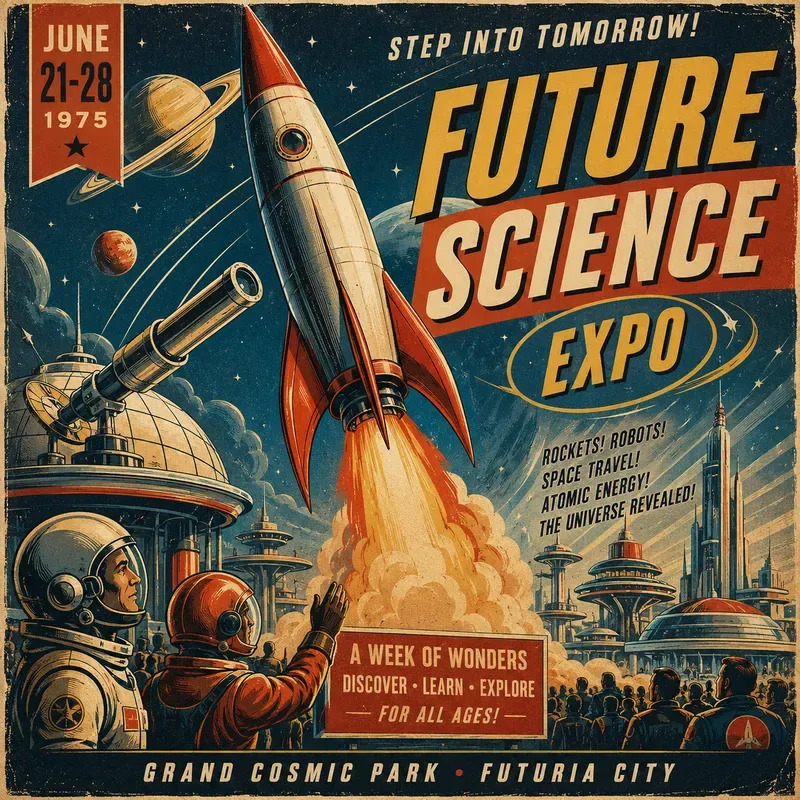 Vintage Retro Event Poster Creators