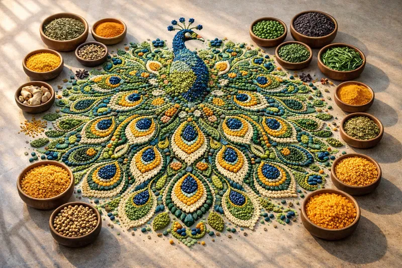 Cosmic Edible Mandalas