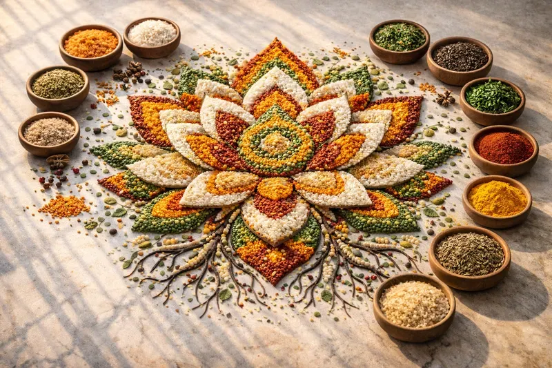 Cosmic Edible Mandalas