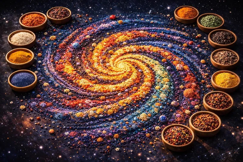 Cosmic Edible Mandalas