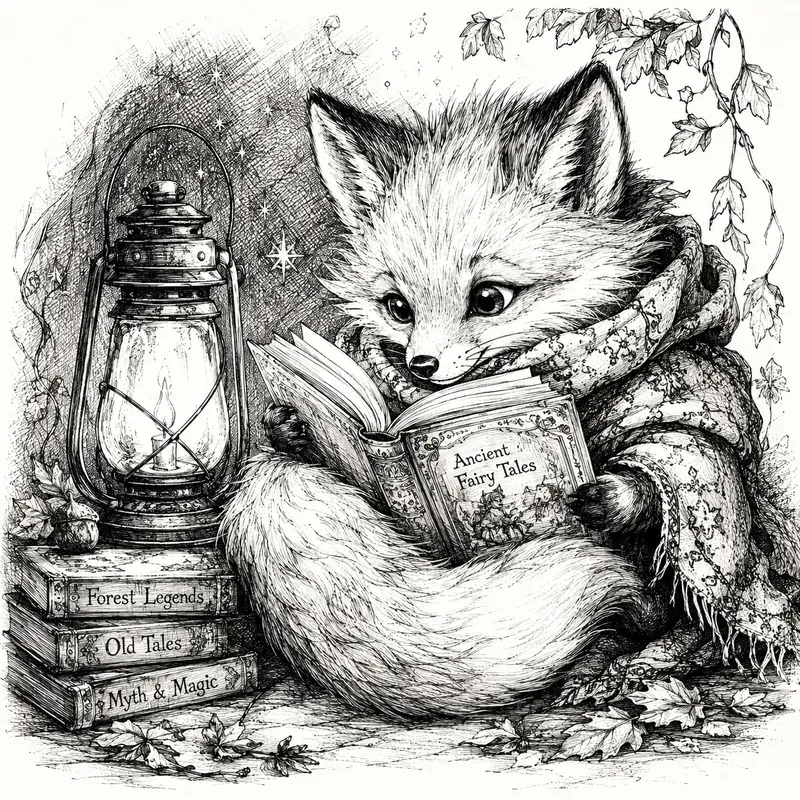 Whimsical Ink Creatures