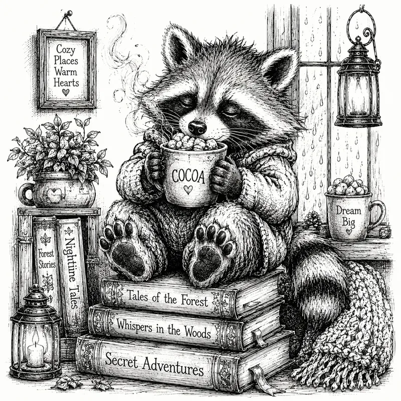 Whimsical Ink Creatures