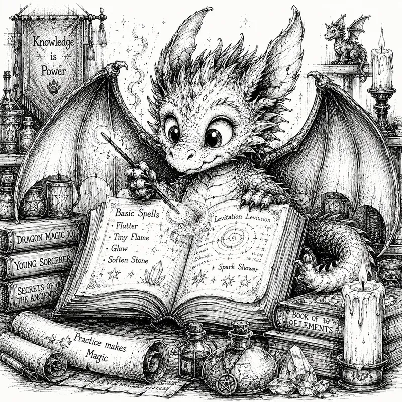 Whimsical Ink Creatures
