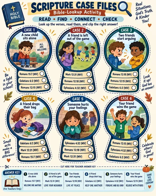 Kids Bible Lookup Challenges