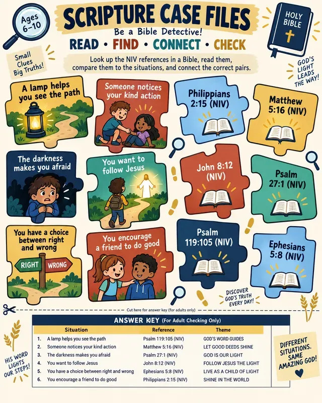 Kids Bible Lookup Challenges