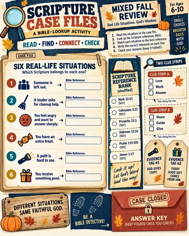 Kids Bible Lookup Challenges