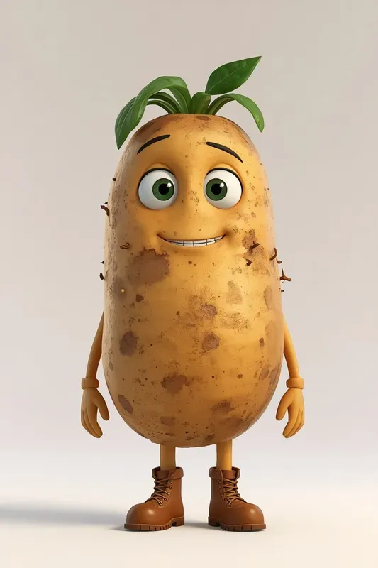 3D Realistic Vegetable Fruit Characters
