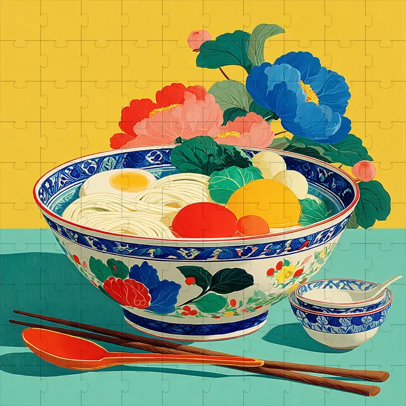 Gouache Posters Vivid Flat Retro