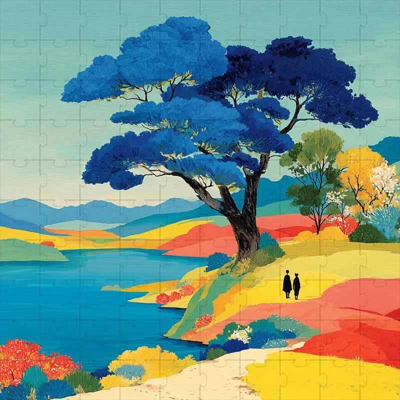 Gouache Posters Vivid Flat Retro