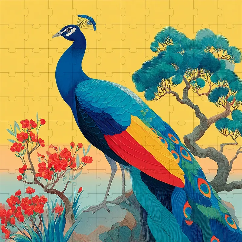 Gouache Posters Vivid Flat Retro
