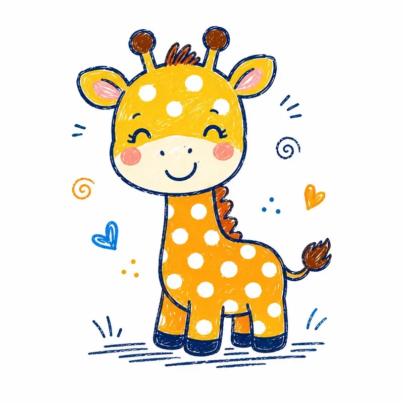 Cute Nursery Animal Doodles