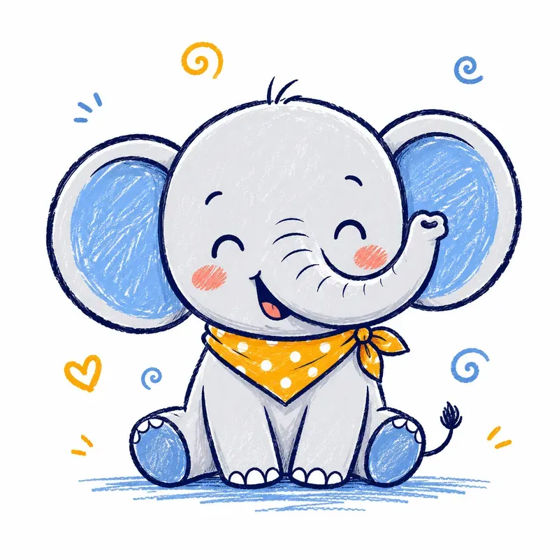 Cute Nursery Animal Doodles