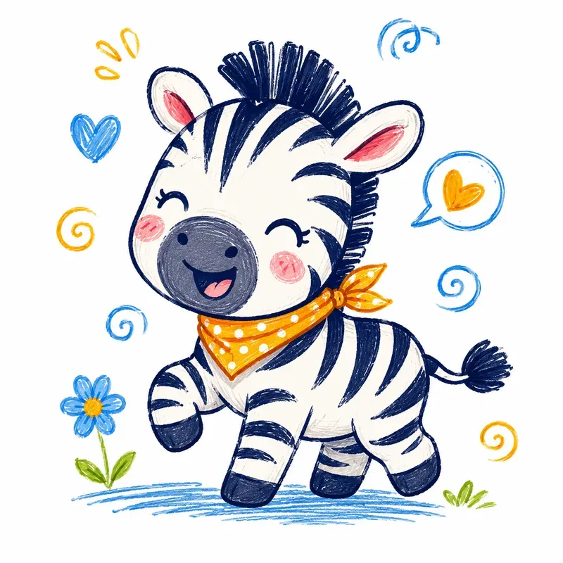 Cute Nursery Animal Doodles
