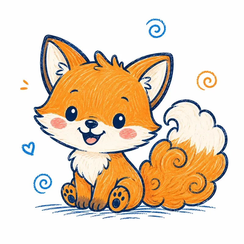 Cute Nursery Animal Doodles