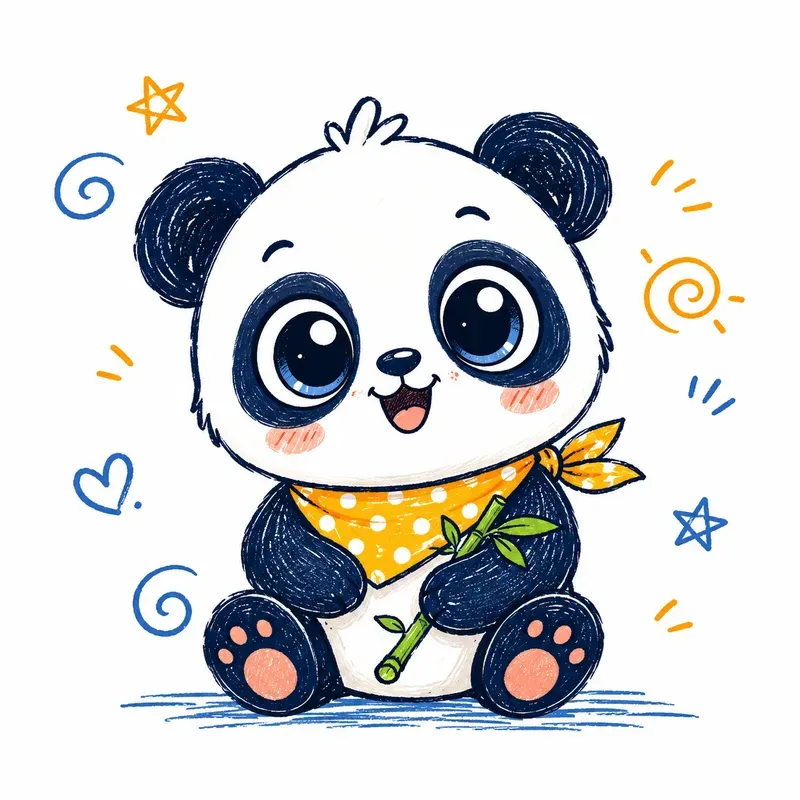 Cute Nursery Animal Doodles