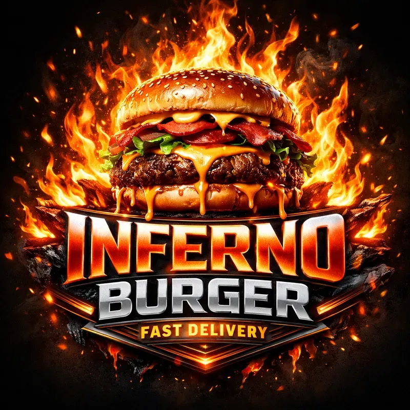 Flaming Restaurant Logo Makers