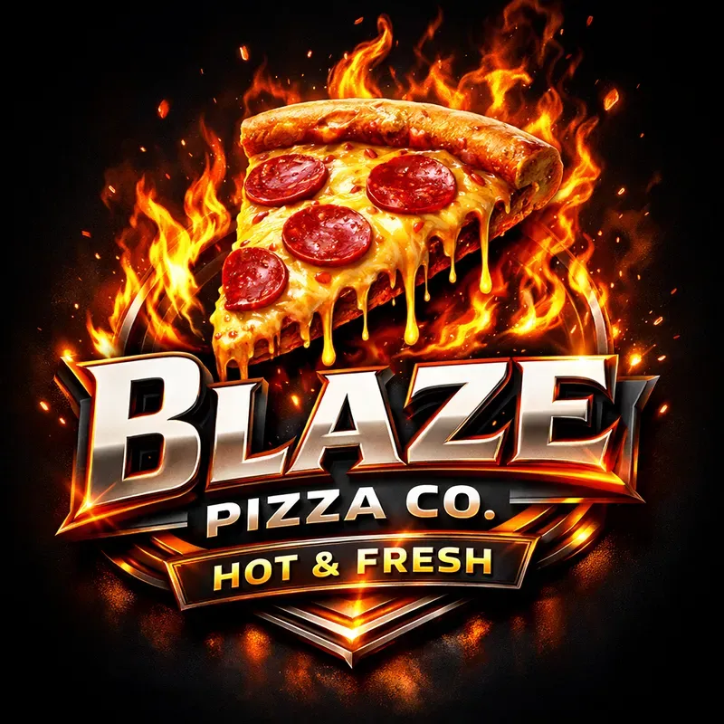 Flaming Restaurant Logo Makers