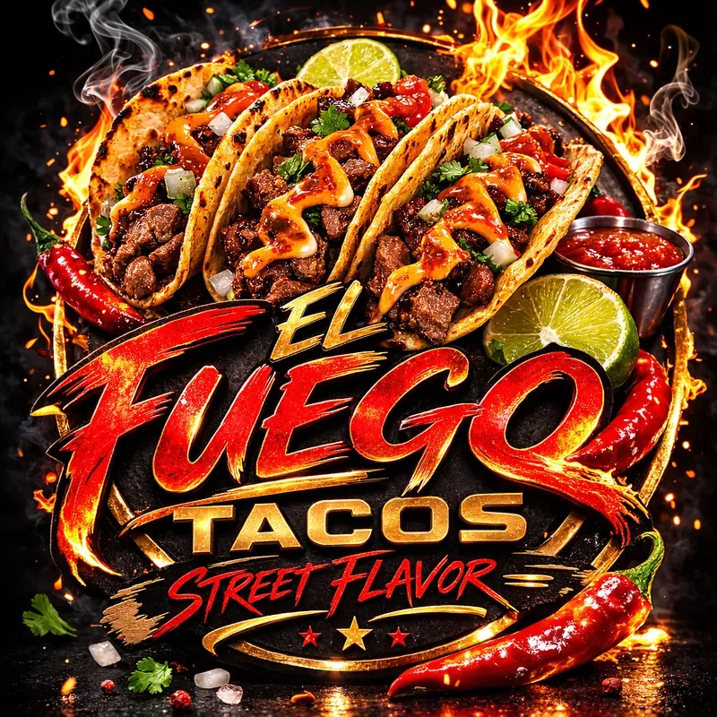 Flaming Restaurant Logo Makers