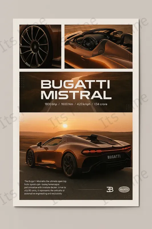 Cinematic Super Car Poster Templates