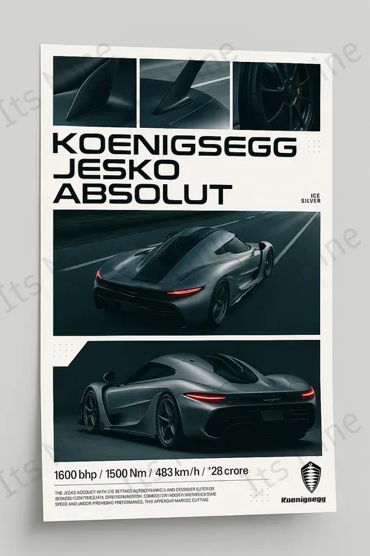 Cinematic Super Car Poster Templates
