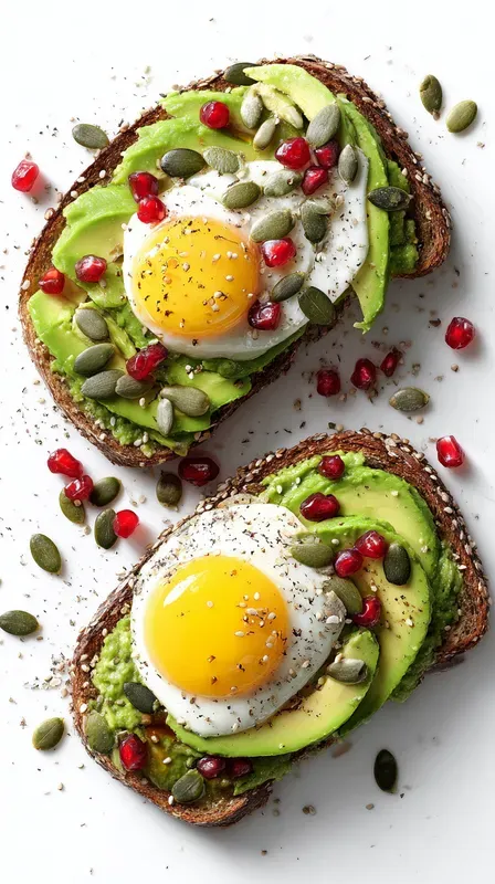 Healthy Breakfast Flat Lays
