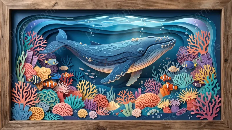 3D Layered Papercraft Dioramas