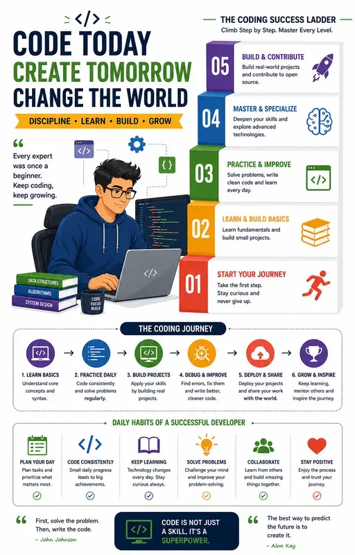 Motivational Success Ladder Infographics