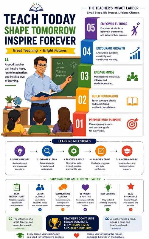 Motivational Success Ladder Infographics