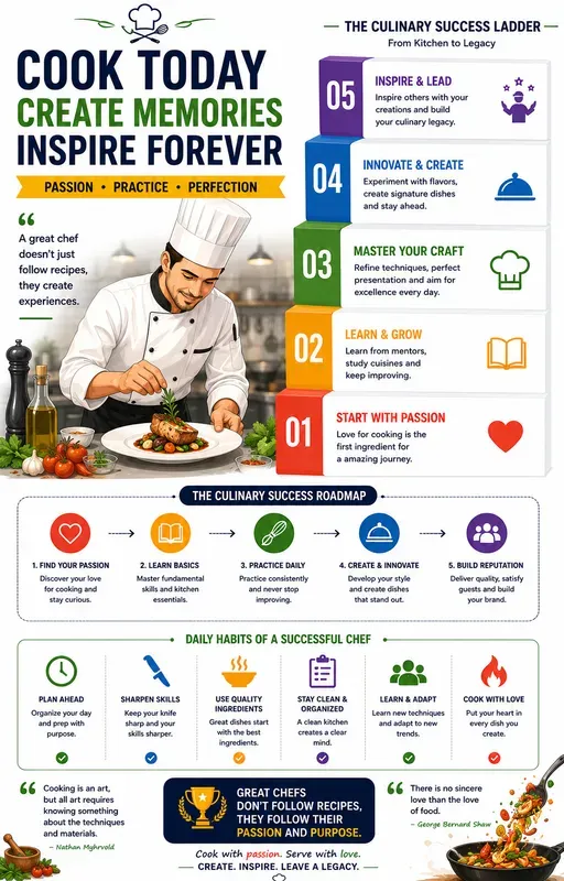 Motivational Success Ladder Infographics