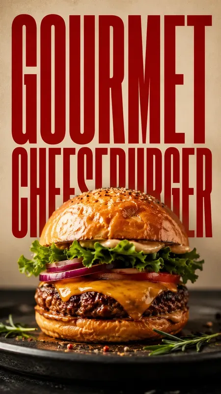 Luxury Food Presentation Posters